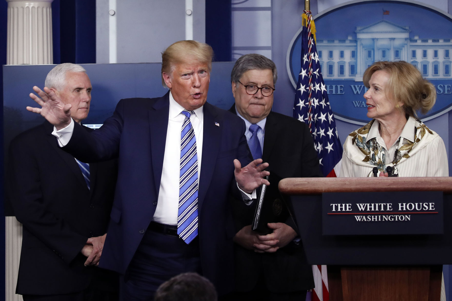 APTOPIX Virus Outbreak Trump